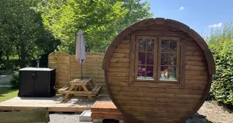 Bungalow toilé et chalets/tonneaux Les Nières