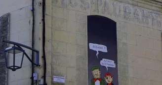 Mur peint "Les Pieds Nickelés" Mur peint "Les Pieds Nickelés"