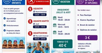 Cours de natation et Aquaforme Cours de natation et Aquaforme