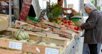 Le petit marché de Jaujac