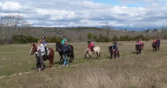 Promenade équestre à poney ou à cheval - Centre équestre Les Combes