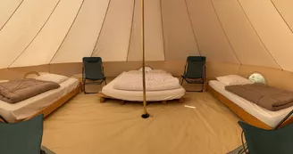 Tente tipi - Camping La Ferme de Simondon Tente tipi - Camping La Ferme de Simondon