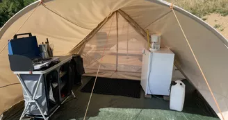 Tente tipi - Camping La Ferme de Simondon Tente tipi - Camping La Ferme de Simondon