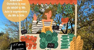 Petit marché au Hameau des Buis