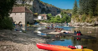 Baignade dans le Célé à Cabrerets_01 © Lot Tourisme - C. ORY Baignade dans le Célé à Cabrerets_01 © Lot Tourisme - C. ORY
