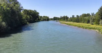 Lacs de Laroin - Laroin -  le gave au bord du sentier