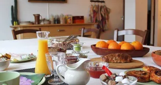 Espoey chambre d'hôtes les hortensias petit déjeuner