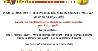 Tarifs Tennis Club Mézin Tarifs Tennis Club Mézin