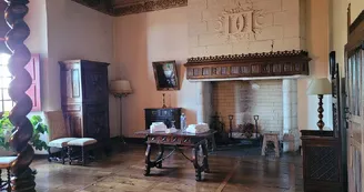 chambre de Diane château de Neuvic chambre de Diane château de Neuvic