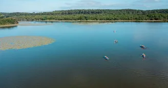 Vue-arienne-lac-soustons-evadsports