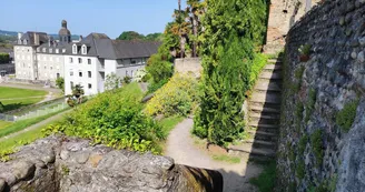 les remparts - Lescar - les escaliers les remparts - Lescar - les escaliers