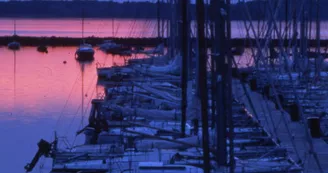 Coucher de soleil sur le port.JPEG