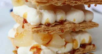 Millefeuille à la poire Millefeuille à la poire