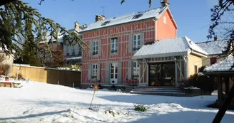 vue générale sous la neige vue générale sous la neige