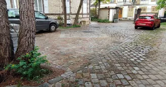 Cours pavées. Cours pavées.