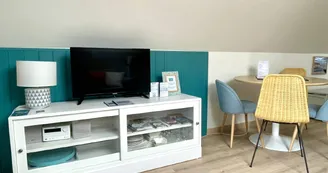 Coin télé du cabanon