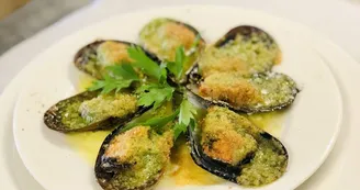 moules gratinées moules gratinées