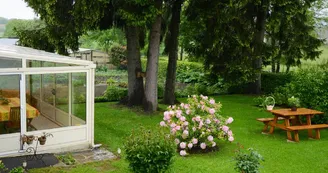 jardin et véranda