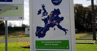Panneau d'accueil