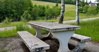 Aire de pique-nique - Sur la route du golf