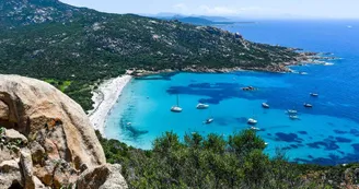 La baie de Roccapina La baie de Roccapina