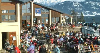 Terrasse panoramique station de ski Formiguères Terrasse panoramique station de ski Formiguères
