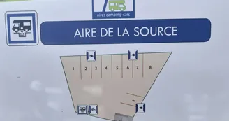 Aire de camping-cars La Source