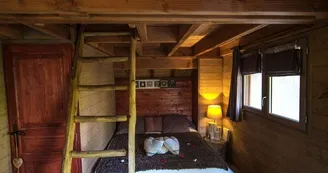 Cabane ecureuil - lit Cabane ecureuil - lit