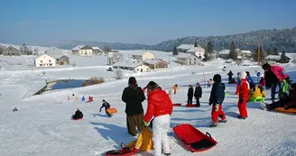 Piste de luge à Prénovel, Haut-Jura Piste de luge à Prénovel, Haut-Jura