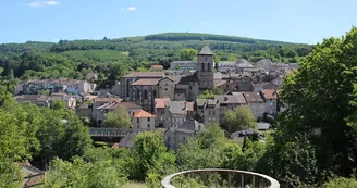 Vue sur Eymoutiers depuis le belvédère_1 Vue sur Eymoutiers depuis le belvédère_1
