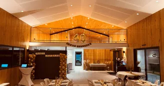 salle de réception intérieur nuit