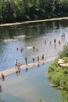 Castelfranc Baignade dans la rivière Lot