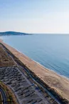 Plage de la Baleine, Sète - aerial view