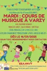 Les mardis à partir du 16 septembre 2025 - Cours de musique - Varzy
